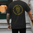 ONE DAD TO RULE THEM ALL Men's Back Print T-Shirt