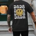 One Happy Family Birthday Matching Apparel Dada One Happy Dude Birthday Theme Family Matching Adult Child Short Sleeve Crew Neck Classic Fit Polyester 50 Cotton 50 Men's Back Print T-Shirt