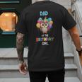 Owl Dad Birthday Party Dad Of The Birthday Girl Owl Men's Back Print T-Shirt Owl Dad Birthday Party Dad Of The Birthday Girl Owl Men's Back Print T-Shirt