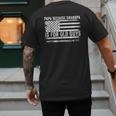 Papa Because Grandpa Is For Old Guys Dad Father Saying Men's Back Print T-Shirt