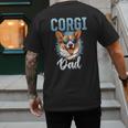 Pembroke Welsh Corgi Corgi Dad Men's Back Print T-Shirt
