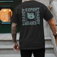Peppa Pig Father's Day Expert Daddy Vintage Faded Box Logo Men's Back Print T-Shirt Peppa Pig Father's Day Expert Daddy Vintage Faded Box Logo Men's Back Print T-Shirt