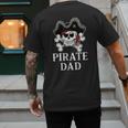 Pirate Father Pirate Dad Halloween Men's Back Print T-Shirt