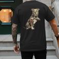 Pitbull I Love Dad Pit Bull Terrier Pettie Dog Owner Father Men's Back Print T-Shirt