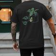 Plant Dad Plant Mom Grow Monstera Adansonii Urban Gardener Men's Back Print T-Shirt Plant Dad Plant Mom Grow Monstera Adansonii Urban Gardener Men's Back Print T-Shirt