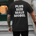 Plus Size Male Model Fat Guy Or Dad BOD Men's Back Print T-Shirt