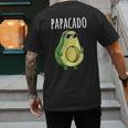 Pregnancy Announcement Shirts Men Dad Papacado Men's Back Print T-Shirt