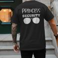 Princess Security Perfects For Dad Orr Boyfriend Small Men's Back Print T-Shirt Princess Security Perfects For Dad Orr Boyfriend Small Men's Back Print T-Shirt