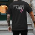 Promoted To Daddy Est 2026 Shirt New Daddy New Dad Men's Back Print T-Shirt