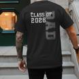 Proud Dad Of A 2026 Graduate Grad Senior Father Graduation Men's Back Print T-Shirt