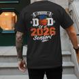 Proud Dad Of A 2026 Senior Basketball Graduation Men's Back Print T-Shirt Proud Dad Of A 2026 Senior Basketball Graduation Men's Back Print T-Shirt