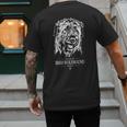 Proud Irish Wolfhound Dad Dog Dad Irish Wolfhound Dog Men's Back Print T-Shirt Proud Irish Wolfhound Dad Dog Dad Irish Wolfhound Dog Men's Back Print T-Shirt