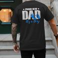 Proud New Dad It's A Boy Men's Back Print T-Shirt