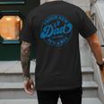 Proud New Daddy It's A Boy Dad To Be 1st Time Father Men's Back Print T-Shirt