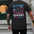 Putters Or Pearls Dad Loves You Gender Reveal Family Men's Back Print T-Shirt