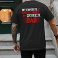 Red Cheer Dad Family Father Cheerleader Squad Men's Back Print T-Shirt Red Cheer Dad Family Father Cheerleader Squad Men's Back Print T-Shirt