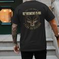 Retirement Grandpa Hunting Deer Elk Retired Hunter Dad Men's Back Print T-Shirt