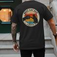 Retro Cat Dad Ever Cats Lovers For Men Women And Kids Men's Back Print T-Shirt