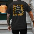 Retro Cat Daddy Style Animal For Men Women Kid Boy Girl Men's Back Print T-Shirt