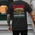 Retro Dad Grandpa Great Grandpa I Just Keep Getting Better Men's Back Print T-Shirt
