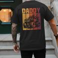 Retro Monster Truck Daddy Matching Family Birthday Party Men's Back Print T-Shirt Retro Monster Truck Daddy Matching Family Birthday Party Men's Back Print T-Shirt