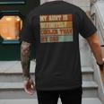 Retro Niece Nephew Auntie My Aunt Is Cooler Than My Dad Men's Back Print T-Shirt