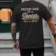 Retro Proud Dad Of a Senior Class Of 2026 Senior Dad 2026 Men's Back Print T-Shirt