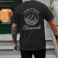 I Run A Tight Shipwreck Saying Wreck Mom Dad Men's Back Print T-Shirt