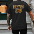 Safari Dad Safari Outfit Safari Costume Cute African Safari Men's Back Print T-Shirt
