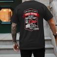 Semi Truck Driver For Truckers And Dads Small Men's Back Print T-Shirt