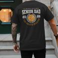 Senior Basketball Dad 2026 The Final Quarter Men's Back Print T-Shirt Senior Basketball Dad 2026 The Final Quarter Men's Back Print T-Shirt