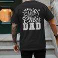 Senior Cheer Dad 2026 Proud Cheerleader Dad Class Of 2026 Men's Back Print T-Shirt