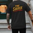 Sidekick Easy Halloween Matching Superhero Costume Dad Mom Men's Back Print T-Shirt Sidekick Easy Halloween Matching Superhero Costume Dad Mom Men's Back Print T-Shirt