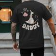Silly Daddy Silly Goose Dad Birthday Family Matching Party Men's Back Print T-Shirt