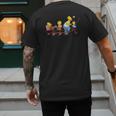 The Simpsons Father's Day Homer And Kids Bike Ride With Dad Men's Back Print T-Shirt The Simpsons Father's Day Homer And Kids Bike Ride With Dad Men's Back Print T-Shirt