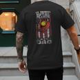 Softball Dad My Favorite Softball Player Calls Me Dad Men's Back Print T-Shirt