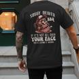Soggy Beaver Bbq Barbecue Grill Master Humor Dad Men Men's Back Print T-Shirt