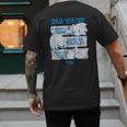 Sonic The Hedgehog Father's Day Dad Qualities Distressed Men's Back Print T-Shirt