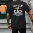 Soon To Be Dad 2026 Loading For Pregnancy Announcement Men's Back Print T-Shirt Soon To Be Dad 2026 Loading For Pregnancy Announcement Men's Back Print T-Shirt