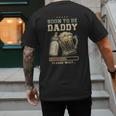 Soon To Be Daddy Fatherhood Baby Announcement Future Dad Men's Back Print T-Shirt