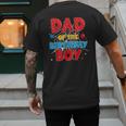 Spider Web Family Matching Dad Of The Birthday Boy Men's Back Print T-Shirt Spider Web Family Matching Dad Of The Birthday Boy Men's Back Print T-Shirt