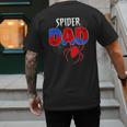 Spiders Dad Matching Family Birthday Father's Day Men's Back Print T-Shirt