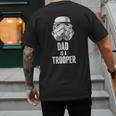 Star Wars Father's Day Stormtrooper Dad Is A Trooper Vintage Men's Back Print T-Shirt Star Wars Father's Day Stormtrooper Dad Is A Trooper Vintage Men's Back Print T-Shirt