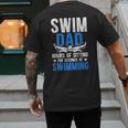 Swim Dad Swimming Dad Of A Swimmer Dad Swim Father Men's Back Print T-Shirt Swim Dad Swimming Dad Of A Swimmer Dad Swim Father Men's Back Print T-Shirt