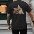 Tabby Cat Mom Dad Pet Shop Tabby Cats Kitten Tabby Cat Men's Back Print T-Shirt