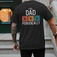 I Tell Dad Jokes Periodically Fathers Day Chemical Men's Back Print T-Shirt