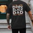 History Month Family Matching Melanin Dope Black Dad Men's Back Print T-Shirt History Month Family Matching Melanin Dope Black Dad Men's Back Print T-Shirt