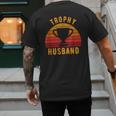 Trophy Husband For Cool Father Or Dad Men's Back Print T-Shirt