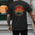 I Have Two Titles Dad & Grandpa I Rock Them Both For Grandpa Men's Back Print T-Shirt