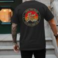 I Have Two Titles Dad & Pops I Rock Them Both For Grandpa Men's Back Print T-Shirt